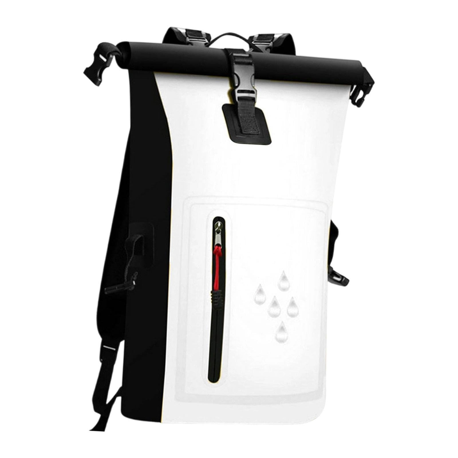 Qianly Wasserdichter Packsack/Kajakrucksack, 25 Liter, Wasserdichter Rucksack für Outdoor Camping