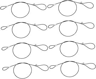 Metal Gate Latch Cable 8Pcs Gate Latch String Fence Gate Pull Cord Protective Latch Cable Pull Gate Latch Cable Safety Pull Cord