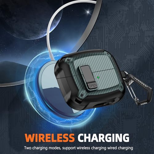 Image of Compatible with Samsung Galaxy Buds3 FE (2025) / Buds3 Pro (2024) / Buds 3 Case (2024) with Secure Lock Clip & Cleaning kit