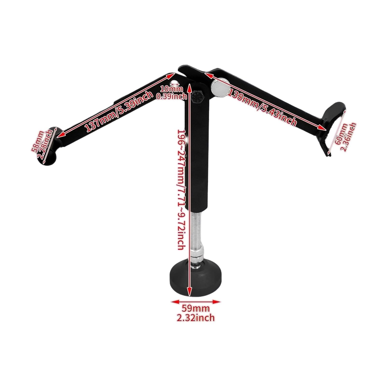 Roue pour moto, économie travail, béquille universelle, latéral, bras oscillant, cadre levage pour Harley et pour Honda Extenseur de support de moto