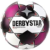 SR-Blase Derbystar Unisex Jugend Bundesliga Club S-Light Fußball, Weiss Magenta grau, 5