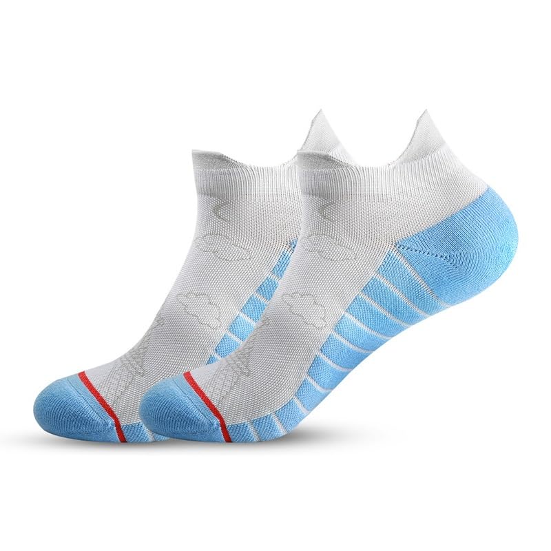 Chaussettes de course de marathon anti ampoules avec semelle épaisse - 5