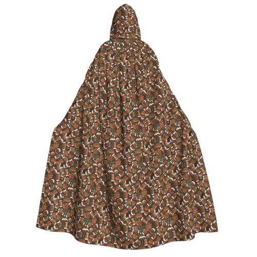 Cape à capuche football vert 190 cm parfaite pour festivals animés