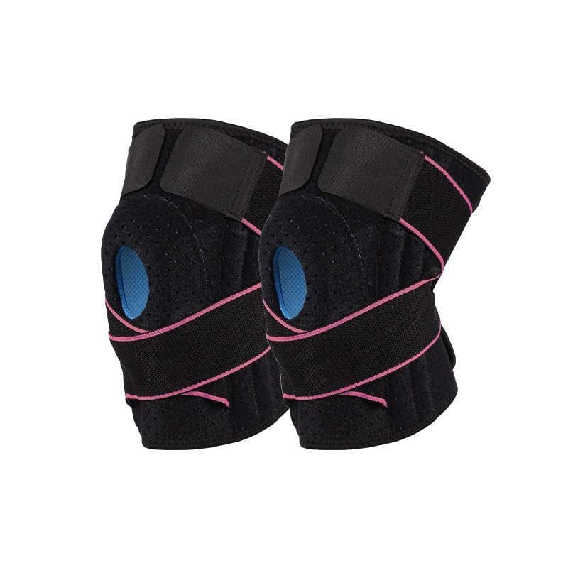 Diving Material Adjustable Knee Pads Silicone Breathable Pressurized Sports Spring Support
