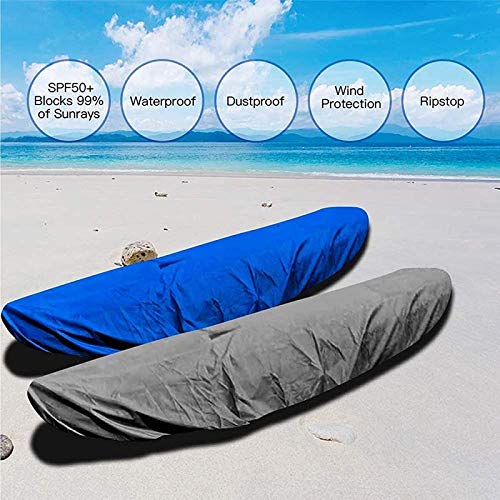 Canoë Kayak Housse de Protection Bleue Imperméable pour Grand Kayak 5m