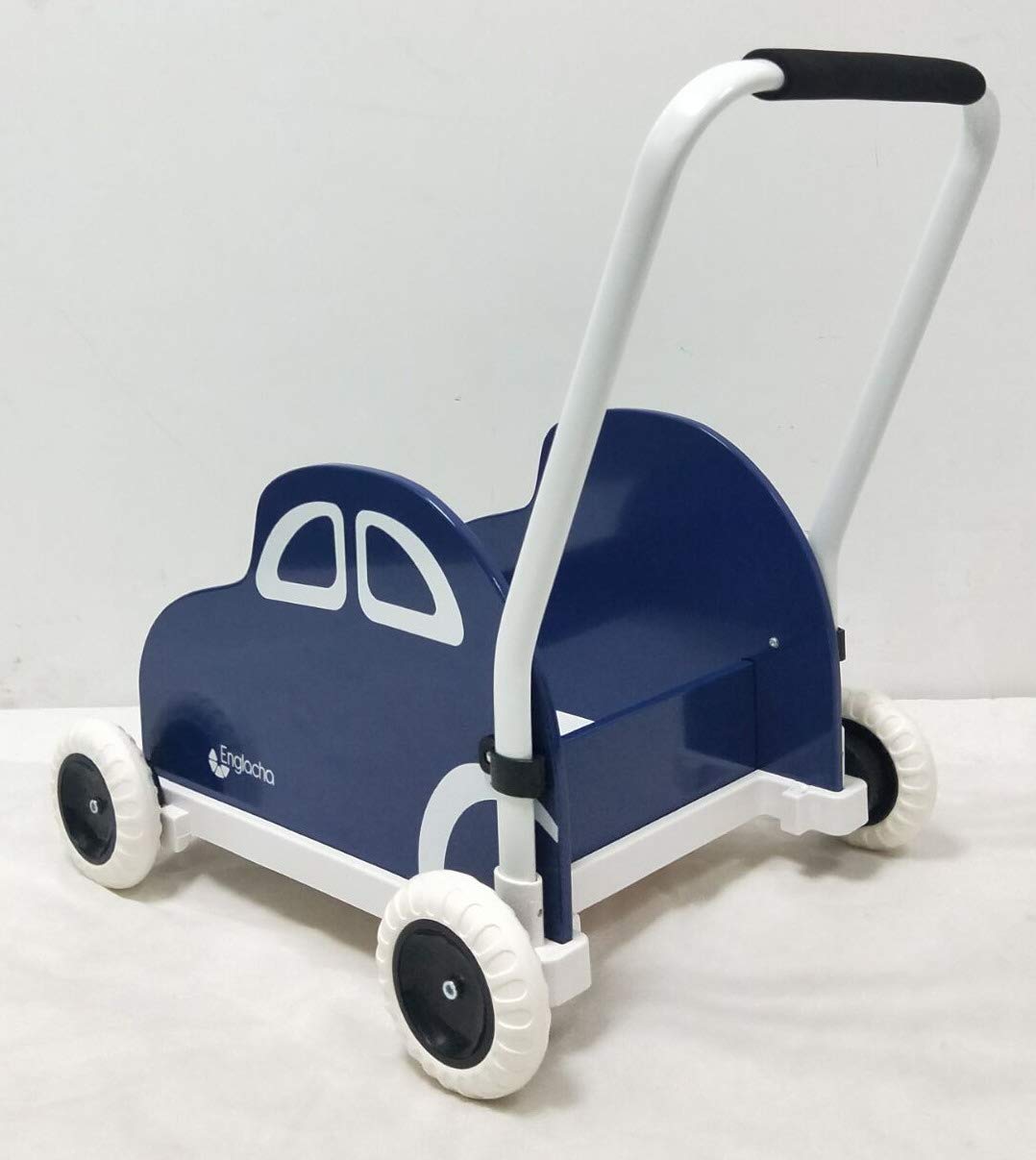 TOP оƒƒERS Englacha car Musical Toddler Walker, Baby Push Car with Built-in Musical Function and Speed Reduction Wheels, Blue/White Hоt Dеаlѕ Englacha car Musical Toddler Walker, Baby Push Car with Built-in Musical Function and Speed Reduction Wheels, Blue/White