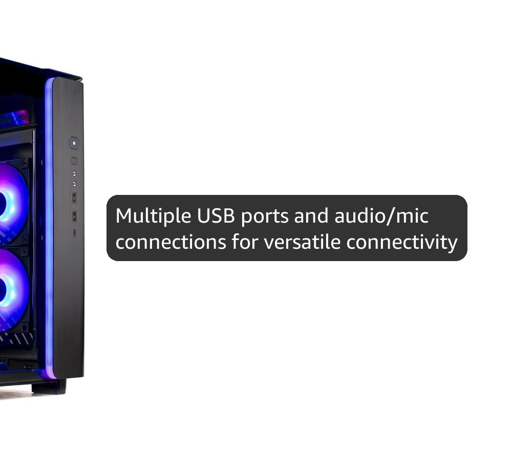 Skytech King 95 Gaming PC Desktop, Ryzen 7 9800X3D 4.7 GHz (5.2 GHz Turbo Boost), NVIDIA RTX 5070 12GB GDDR7, 1TB Gen4 SSD, 32GB DDR5 RAM 6000 RGB, 850W Gold PSU, 360mm ARGB AIO, Wi-Fi, Win 11 Home