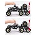 QIYHBVR 1/16 Scale, Large Size RC Car Kits, 6WD Crawler Climbing RC Truck, 2.4G Electric Remote Control Car with Headlight, All Terrain Vehicle Hobby Toy for Kids