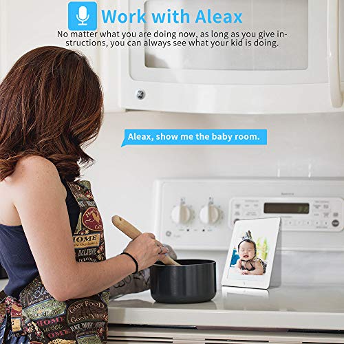 Baby Monitor, 1080P Pet Camera Wireless Security Camera with Motion Detection Human Detection Two Way Audio and Cloud Storage Support 2.4G WiFi Night Vision Remote View for Home Baby Pet - Thumbnail 6
