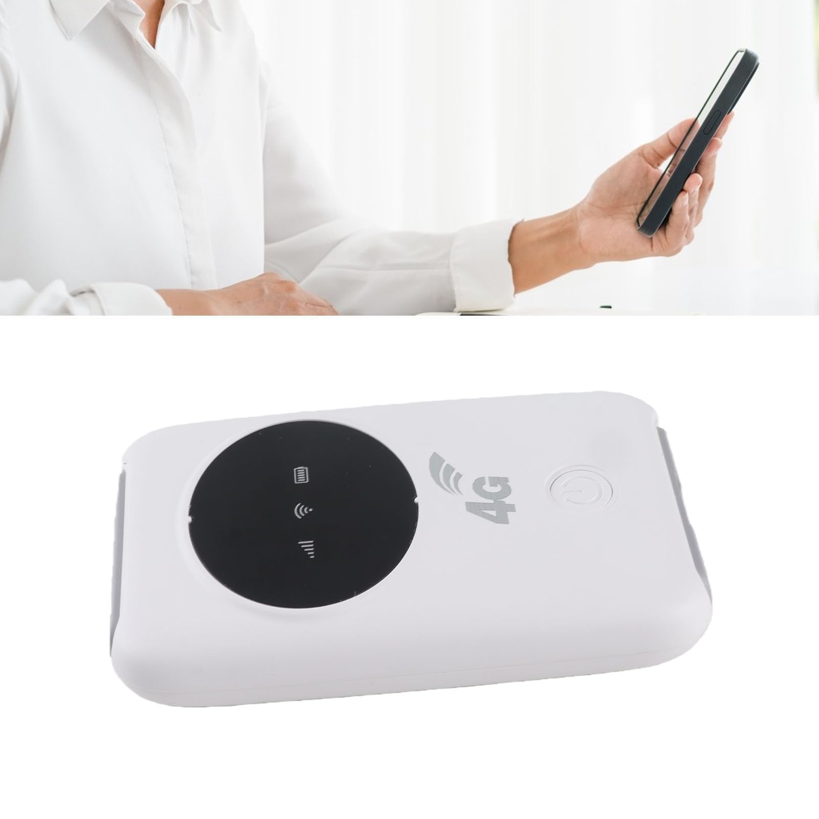 VBESTLIFE Hotspot Mobile, Modem USB 4G 5G LTE, 300 Mbps Sbloccato WiFi Ad Alta velocità con Slot per Schede SIM per Viaggi, Viaggio D'affari, Lavoro