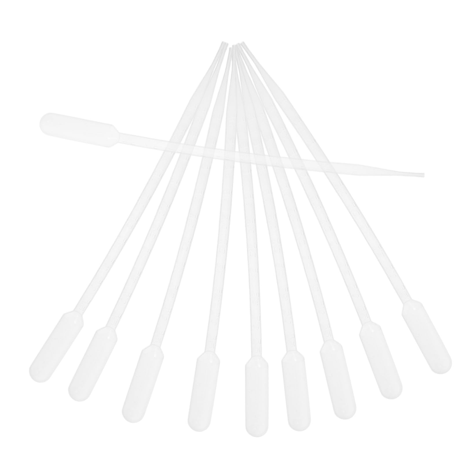 HEALLILY Science Pipettes Droppers Set 10ml Plastic Droppers Travel Dropper Bottle
