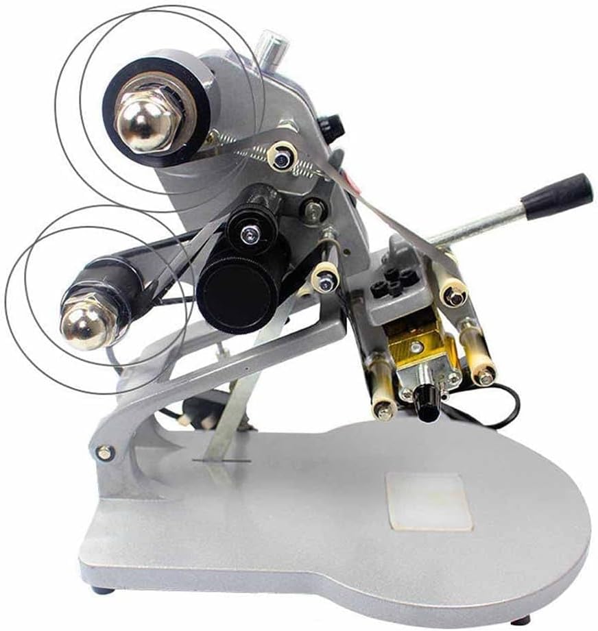 Manual Hot Stamping Date Code Printer - Coding Machine for Labeling and Printing Three Lines for Efficient Date Code and Marking Applications