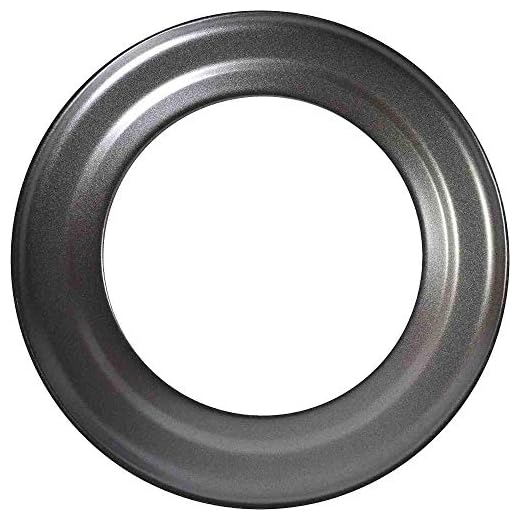 FIREFIX RD150/R - Roseta para tubos de estufa de 2 mm, 150 mm de diámetro, para estufas y chimeneas, color gris oscuro y negro rígido