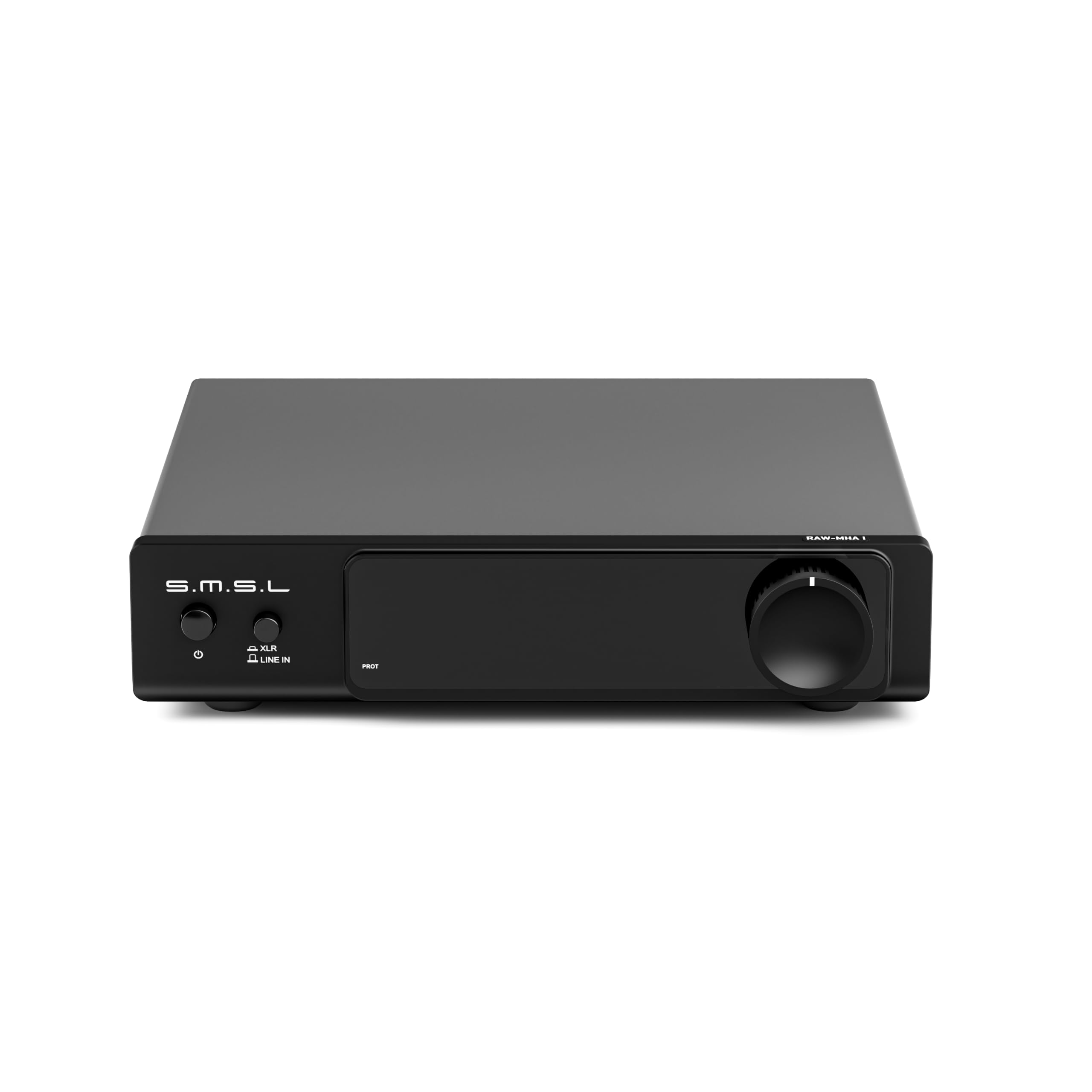 SMSL RAW-MHA1 profesjonalny cyfrowy wzmacniacz mocy, wzmacniacz mostków stereo i BTL, symetryczne wejście XLR/cinch, wyjście subwoofera, chip Infineon, obudowa aluminiowa