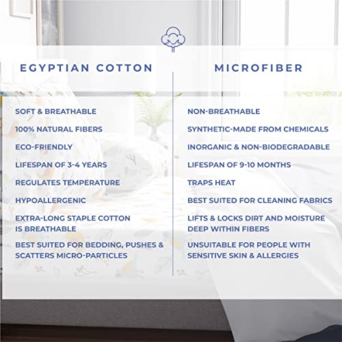 4 Piece Bed Sheet Set 600 Thread Count 100% Egyptian Cotton Fitted Sheet 15 Inch Deep Pocket, Flat Sheet & 2 Pillowcases - Printed Paradise Tropical Designer Bohemian Bedding (Forest Birds, Cal King) #TOP5