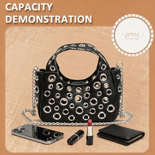 Bolso Tote para Mujer, cuero, negro miniatura 5