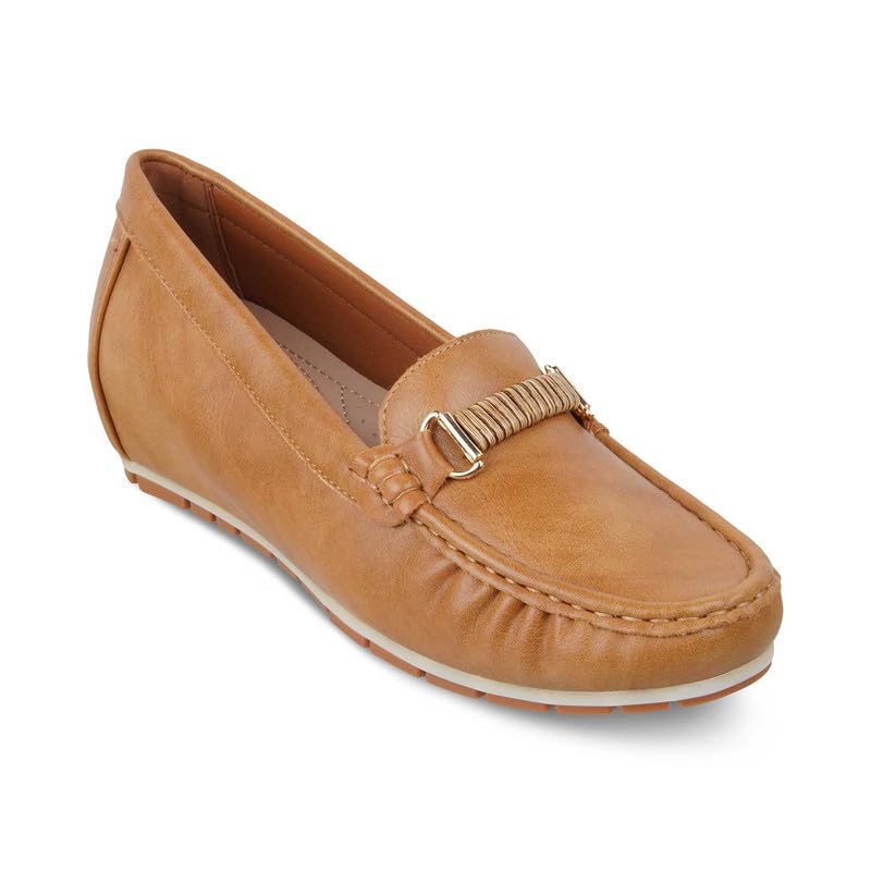 tresmode 239-YONOR CAMEL WOMEN WEDGES LOAFERS EU/37 UK/4 (B0CQ8PQT79) Amazon Price History, Amazon Price Tracker