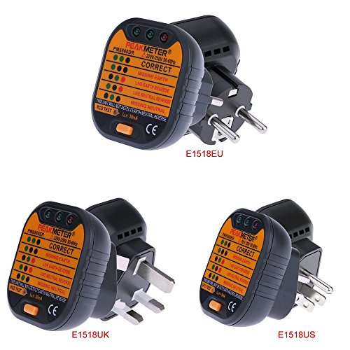 PEAKMETER PM6860DR/PM6860ER/PM6860CR/PM6860BG dC\PbgeX^[j[gCuA[XeXgRCDeXgPEAKMETER PM6860vO 220V - 250V EU/UK/USvO (PM6