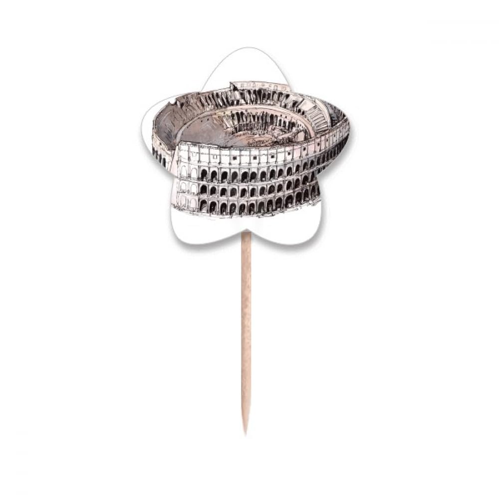 Cure-dents drapeaux étoile pour identifier les allergènes et décorer les cupcakes