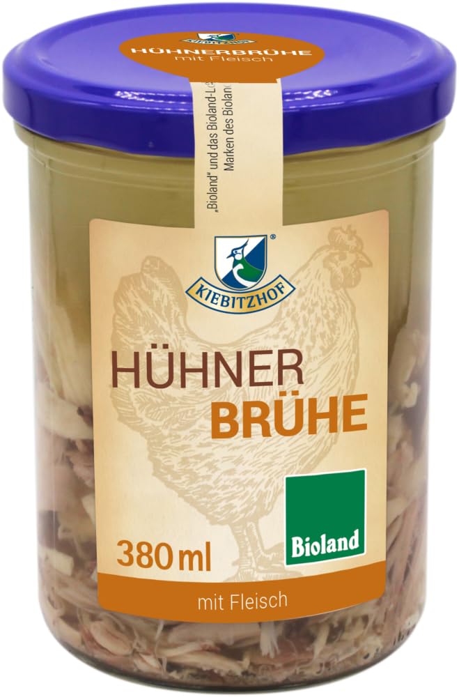 Bioland Hühnerbrühe mit Fleischeinlage 18 x 380 g
