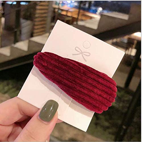 Ladud insFJ_2 Chica ins Flequillo Pinza de Pelo—Vino Tinto, One Size Unisex-Adult Cover