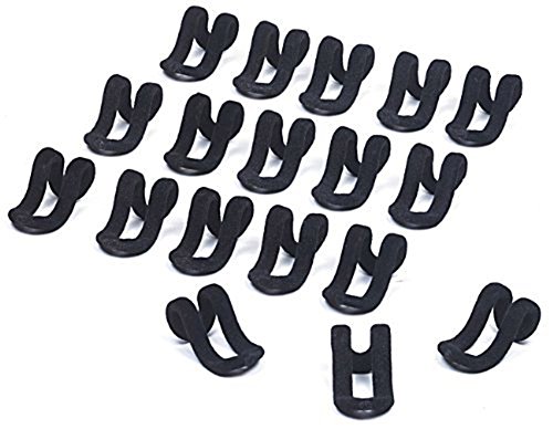 Slim-Line Set of (18) Mini Cascading Hooks (Black)