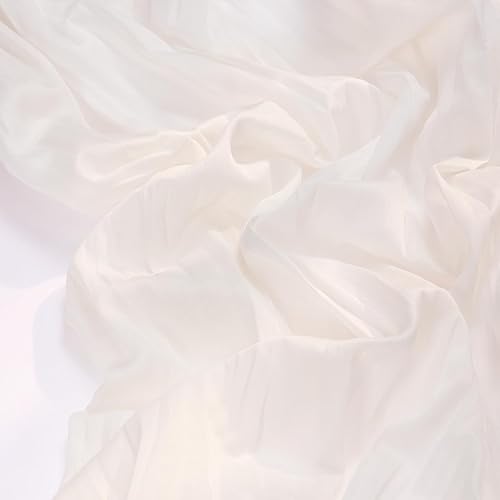 Miniatura 2 de Socomi Camino de mesa de gasa de 10 pies, bohemio, rústico, blanco marfil, camino de mesa para boda, despedida de soltera, decoración de verano, 3