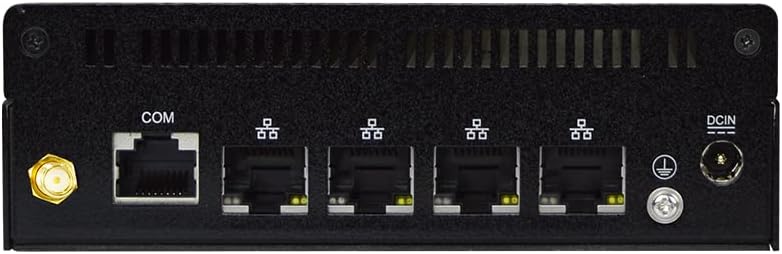 Jetway HBFBZ10 Elkhart Lake J6412 Networking Mini PC, 4X 2.5GbE LAN (4GB Memory and 128GB SSD)