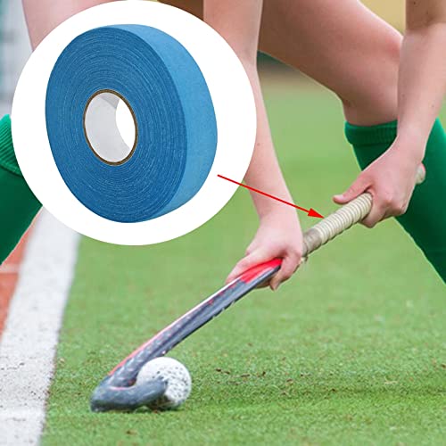 oshhni Capa protetora de fita de pano de hóquei no 2,5 cm x 25 m resistente ao desgaste de fita de b
