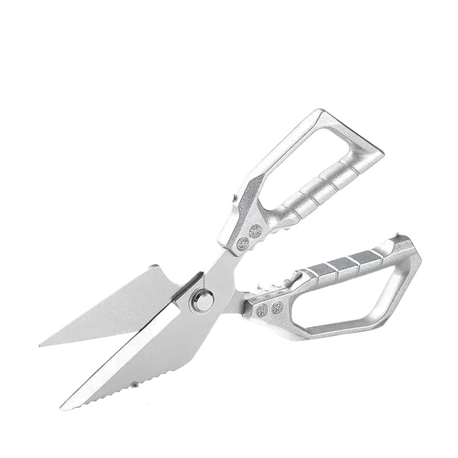 Tijeras de cocina multifuncionales acero inoxidable: tijeras for huesos pollo, galleta nueces, abridor botellas, raspador escamas pescado