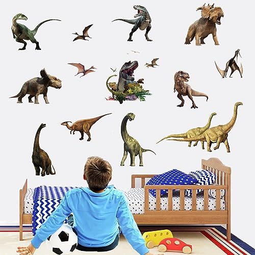 Vinilos Decorativos de Dinosaurios 3D para Niños