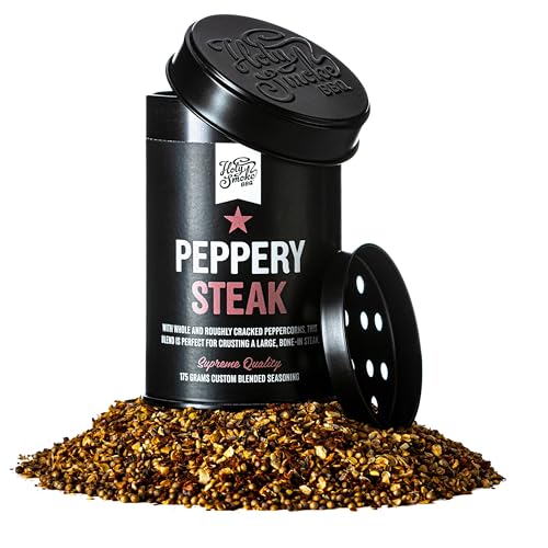 Peppery Steak Rub BBQ, Mélange d'Épices barbecue, Assaisonnement Parfait pour Bœuf et le Porc et pour Grill, piment, Sel et Poivre avec Ail, Piment, epices...