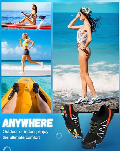 Image of Hike Barefoot Shoes Women Men,Wide Toe Water Shoes 2025 New Breathable Grounded Footwear Non-Slip Fashion Hiking Shoe for Walking Swim Pool Beach Outdoor Water Sports