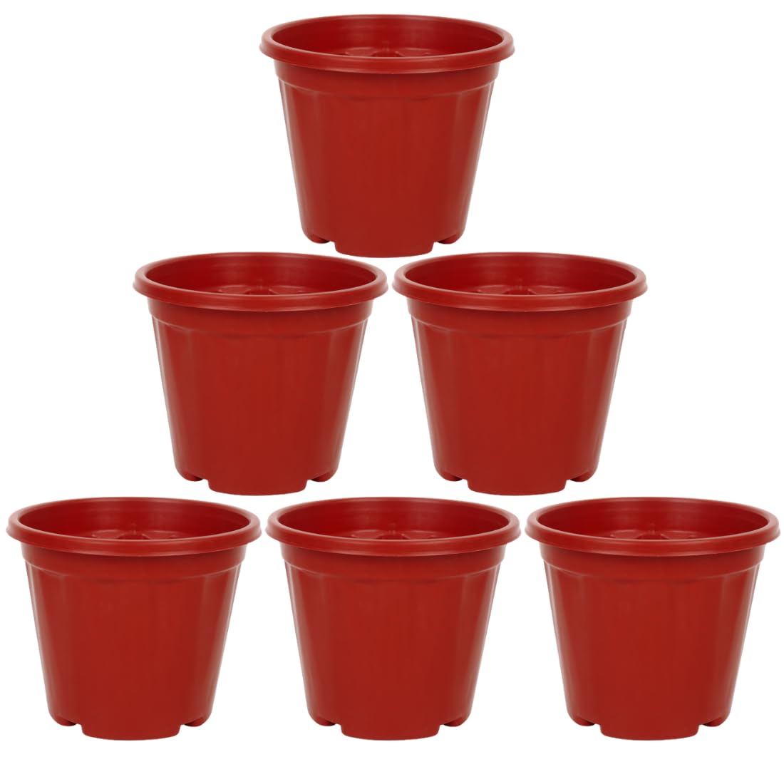 Credence Nursery Pots 8 Inch Red, Terracotta Pot Plastic Nursery Seedlings Pot, Plant Pots for Indoor Outdoor Plants, Pack of 6 (B0C2C25JGX) Amazon Price History, Amazon Price Tracker