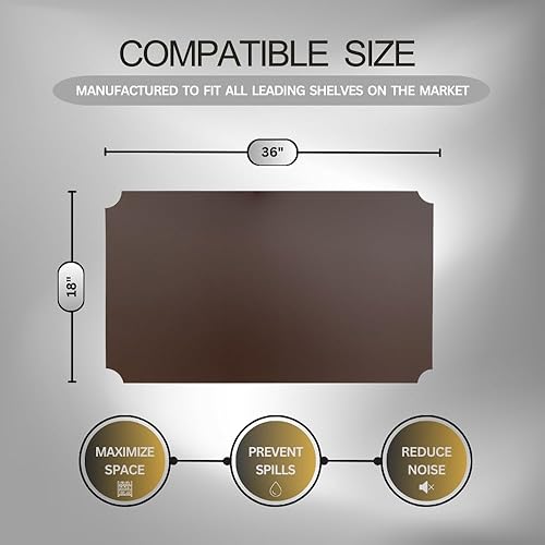 Miniatura 47 de Revestimiento de alambre para estante de alambre, cubierta de estante de alambre grueso, forro de plástico impermeable, revestimiento de estante