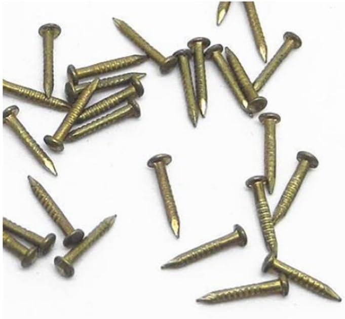 12000pcs 1.15 * 7mm Bronze Metal Nail Spike Mini Brads Snag Box Hinge Wooden Furnitures Packing Fixing Accessories