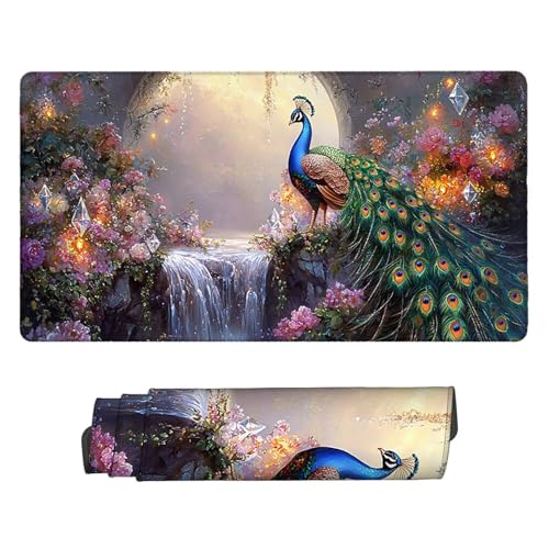 Tapis souris gaming XXL 1200 x 600 mm antidérapant extended long clavier mouse pad