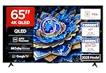 TCL 65T69C 65 Zoll QLED, Direct LED TV, 4K HDR TV, Smart Google TV (Dolby Vision & Atmos, Motion Clarity, Kompatibel mit Google Assistant & Alexa)