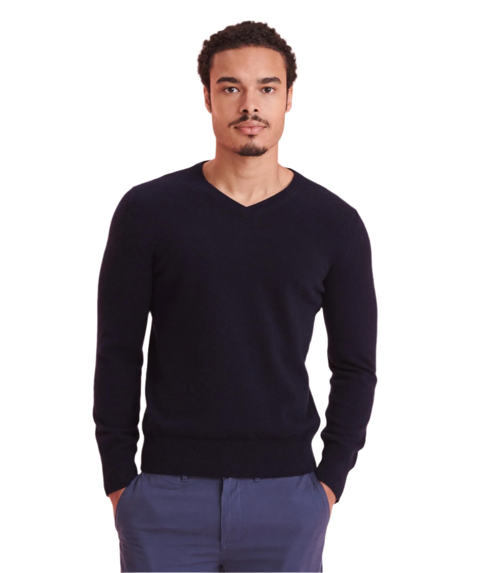 naadam Men's Original 100% Pure Cashmere V-Neck Pullover Sweater-picture-51