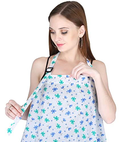 Image of Switchon Feeding Apron Cover Maternity Cover 100% Cotton Maternity Breastfeeding Multipurpose for Mothers