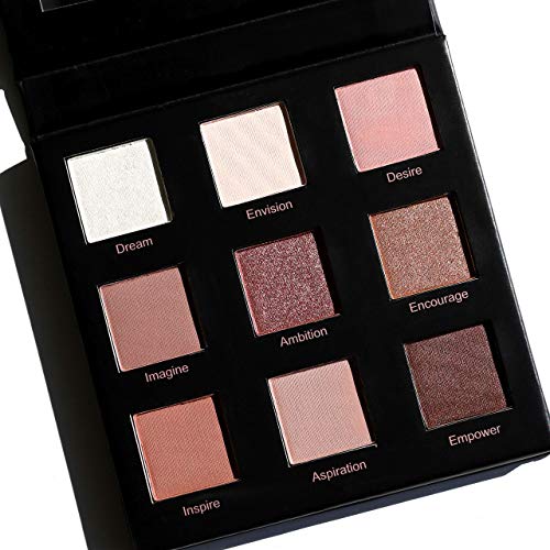 Realher Eyeshadow Palette - Dreams So Big - 9 Shades - Blush, Soft Pinks, Mauves #TOP3