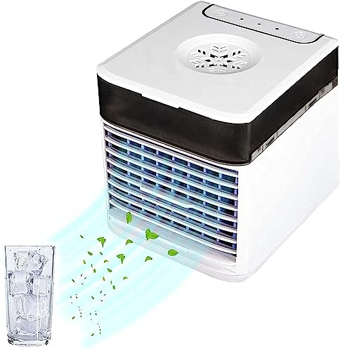 Air Cube Condizionatore, Facile da Pulire Ventilatore Refrigerante, USA Solo Acqua Pulita Condizionatore Freddo - per La Camera da Letto Dell'Ufficio da Viaggio A Casa