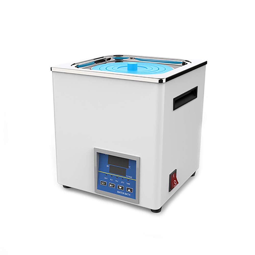 Cyfrowa termostatyczna wanna wodna laboratoryjna, zbiornik wewnętrzny ze stali nierdzewnej, zakres temperatur: +10-100℃, przyrosty 0,1°C, z funkcją pomiaru czasu, sprzęt laboratoryjny