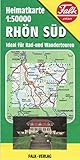  Rhön Süd Heimatkarte Ideal für Rad- Und Wandertouren 1:50000