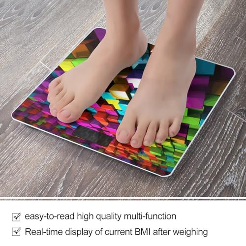 Báscula Digital de Baño Colorida con Vidrio Templado miniatura 5