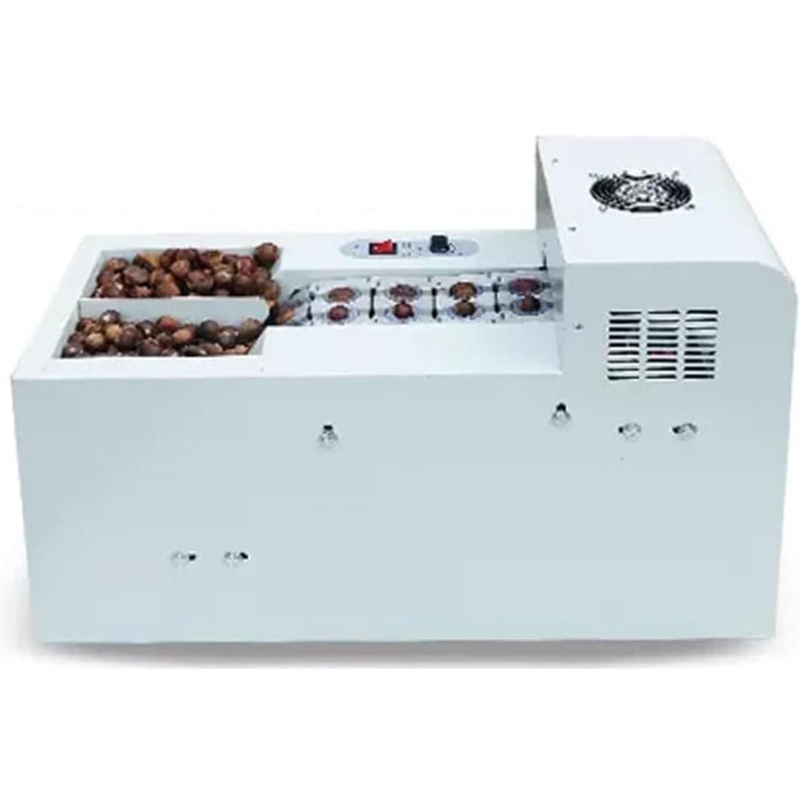 AYCDL Commercial Chestnut Shelling and Opening Machine,Chestnut Peeling Machine,Chestnut Notching Machine,No Damage to Chestnuts for Chestnuts,Doublechainplate,Doublechainplate