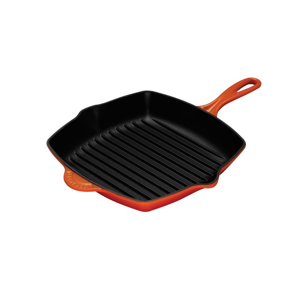 Amazon｜ルクルーゼ スクエアグリル 26cm オレンジ 20121-26-09