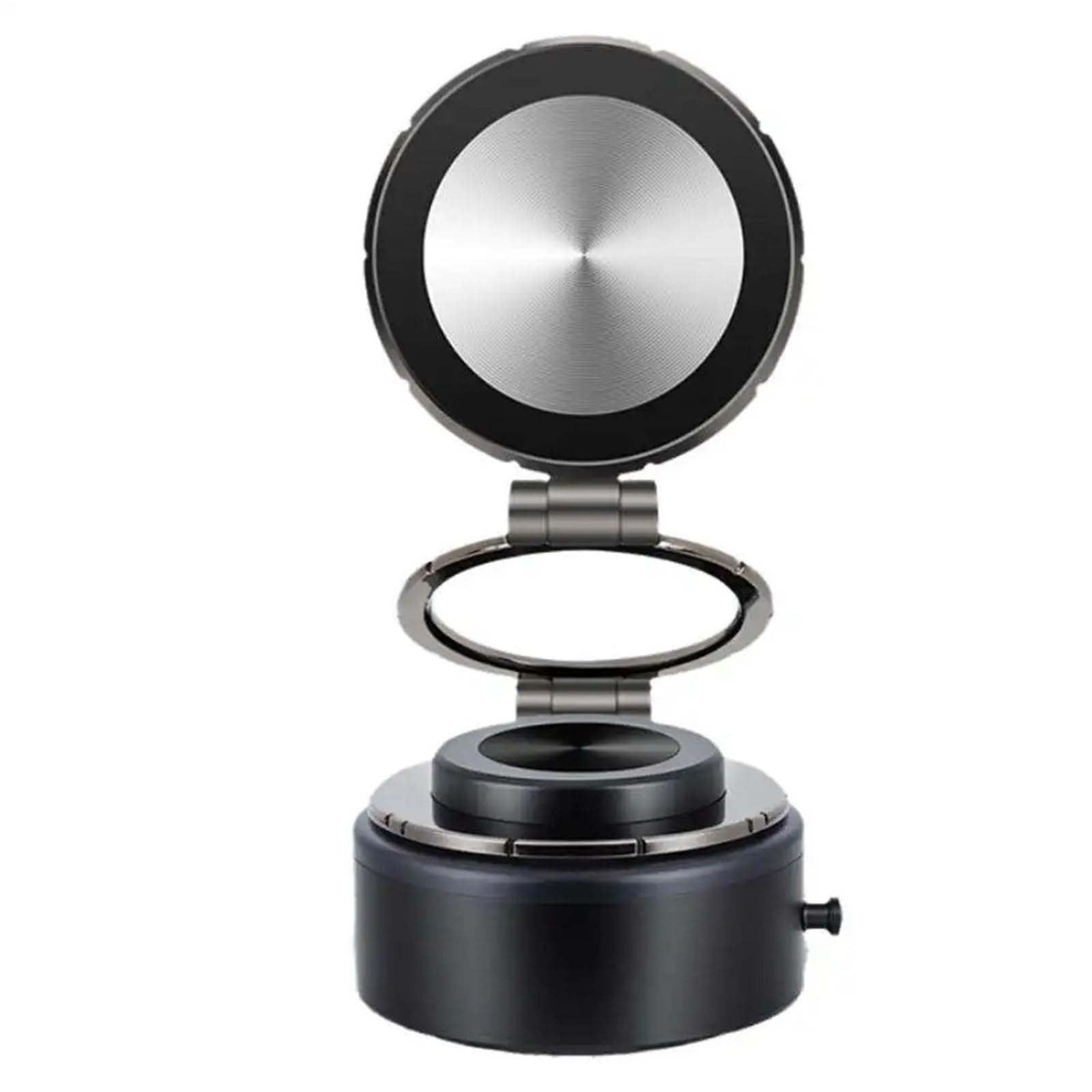 Accesorios Coche Soporte Movil Coche Supporto per Telefono Cellulare Regolabile con Rotazione a 360 ° Supporto Magnetico per Ventosa Ultra Stabile per Telefono(Black)