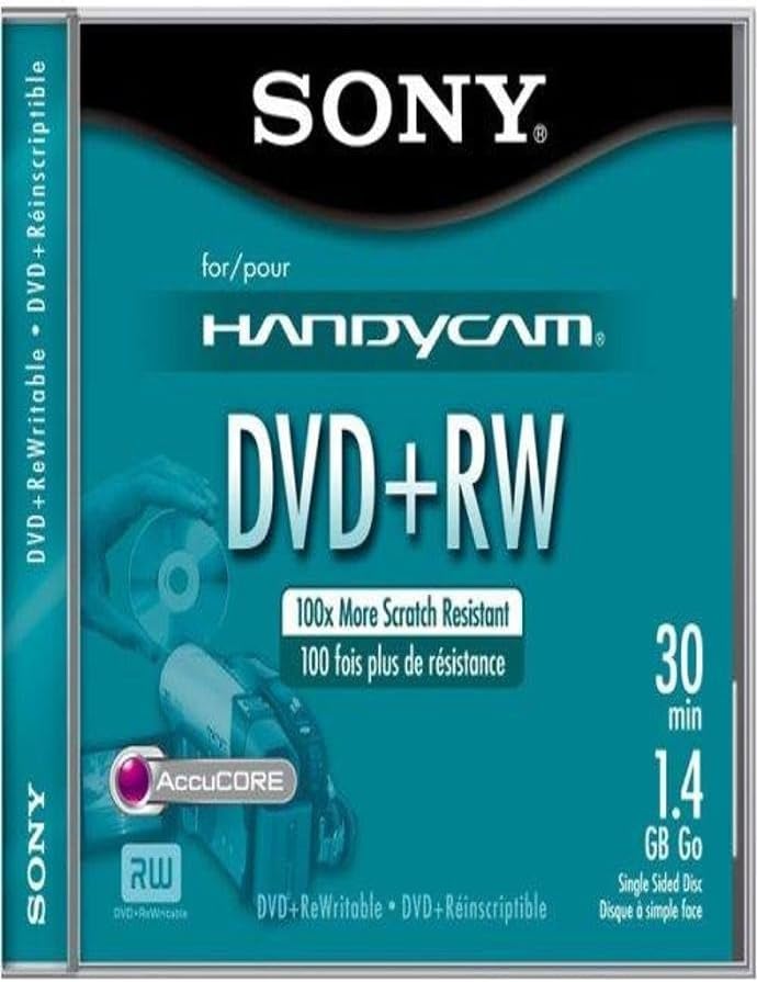 8cm DVD+RW with Hangtab - Single
