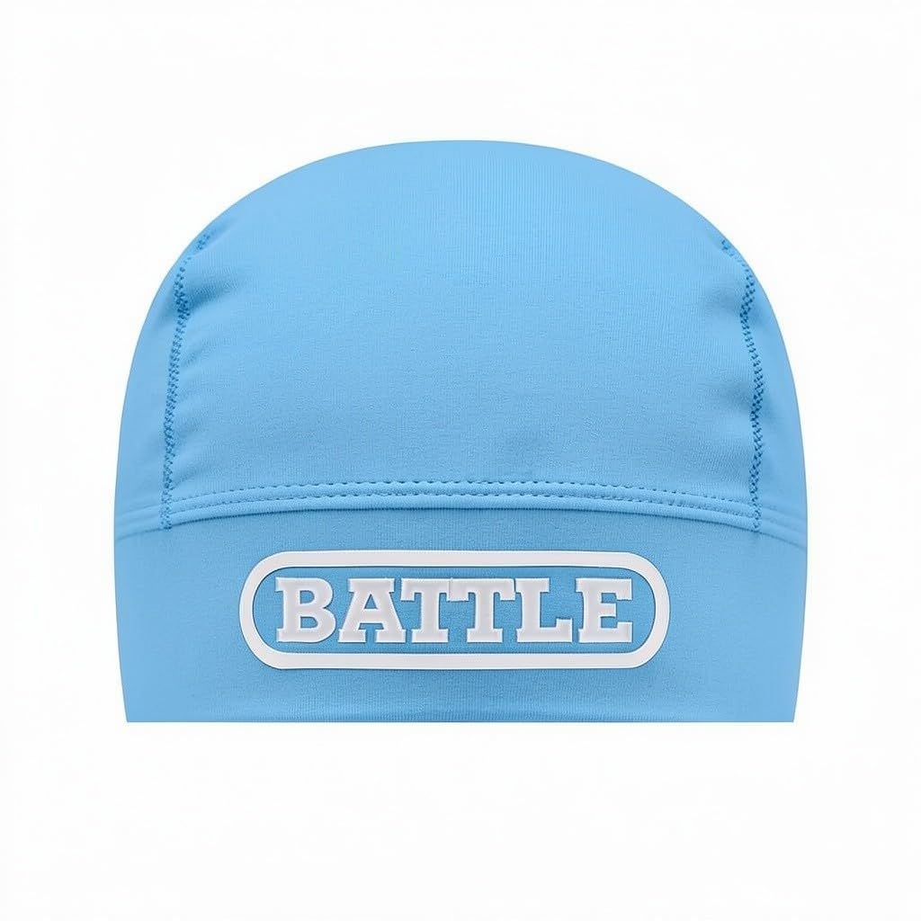 Battle Sports Pro Athletic Skull Cap, Columbia Blue